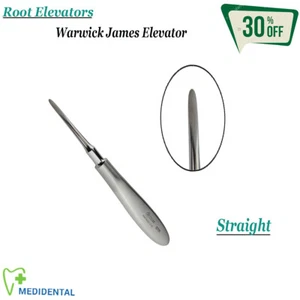 Quirúrgico Warwick James Raiz Elevador Recto para Dientes Aflojamiento Utensilio - Imagen 1 de 5