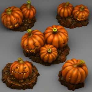 Mesa de Halloween Calabazas Legión Terreno Paisaje Miniaturas 28 mm - Imagen 1 de 2
