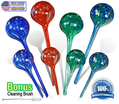 5 STAR SUPER DEALS Aqua Plant Watering Globes - Automatic Watering Ball Bulbs - Self Watering Plant