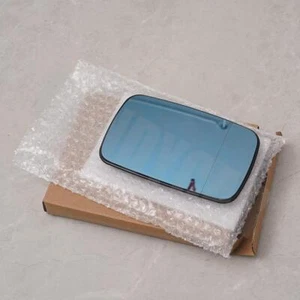 Espejo retrovisor lateral conductor/pasajero de vidrio para BMW E46 E39 azul tintado con soporte térmico - Imagen 1 de 11