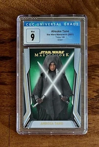 Ahsoka Tano 2021 Topps Star Wars Masterwork #4 GREEN 39/99 CGC 9  - Picture 1 of 2