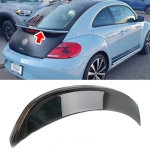 Painted Black 12-19 For Volkswagen VW Beetle A5 2D Coupe Rear Trunk Spoiler 1PCS - Picture 1 of 6