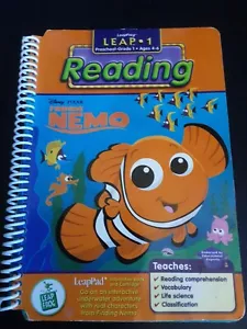 Leafrog Leap 1 Reading Pre School To Grade 1 Ages 4-6 Finding Nemo - Picture 1 of 3