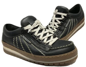 Zapatillas arco iris MEPHISTO EE. UU. talla 6,5 / Reino Unido 6 / UE 40,5 cuero negro - Imagen 1 de 10