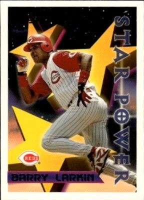 1996 Topps #6 Barry Larkin - Image 1 of 2