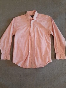 Vineyard Vines Mens Sz M Tucker Long Sleeve Pink White Gingham Button Down - Picture 1 of 11