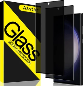 2x Protector de pantalla de privacidad de vidrio para Samsung Galaxy S23 Ultra - Zdjęcie 1 z 11