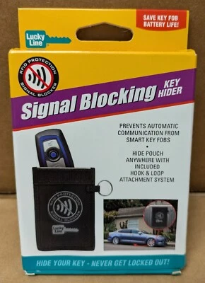 Large Lucky Line 91801 Signal Blocking Key Hider Pouch 4 1/2" long by 3" wide