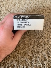 Baldwin Hardware 5512-150-p Pri.Knob Latch Trans-Spindle