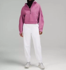 NEW Lululemon Scuba Oversized Half-Zip Hoodie-Sz M/L- Color Velvet Dust Pink NWT - Picture 1 of 5