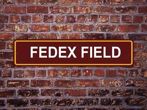 Letrero de fútbol americano FedEx Field de los Washington Commanders - Imagen 1 de 6