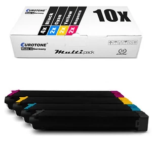 10x ECO Patrone f�r Sharp MX-C-401 MX-C-312 MX-C-381 MX-C-402-SC MX-C-380-P - Afbeelding 1 van 3