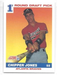1991 Score Chipper Jones 1st Round Pick #671 - Picture 1 of 1