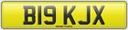 Big Reg B19 Kjx Number Plate Initials Registration Assigned Free No Fees Rare Kj