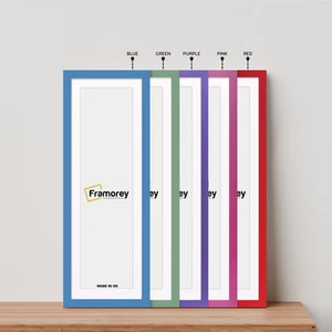 Panorama Style Wood Photo Frame Without Mount Poster Frames With White Mount - Picture 1 of 56