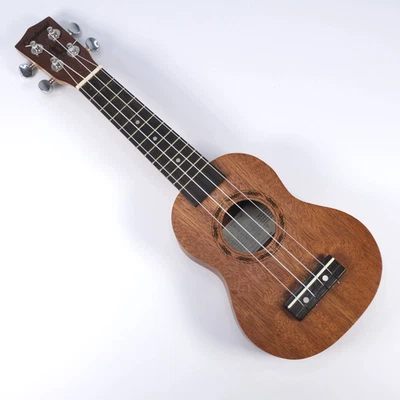 Tanglewood Tribal Spirit Handcrafted Soprano Ukulele Used Wooden String Instrume - Image 1 of 4