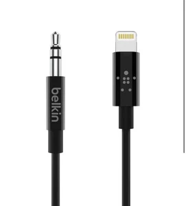 Belkin 3.5 mm Audio Cable with -Lightning Open Box new MFi-Certified - Picture 1 of 1