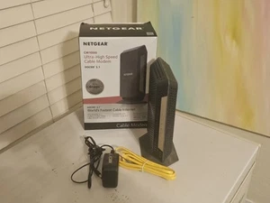 NETGEAR CM1000 Ultra-High Speed Cable Modem DOCSIS 3.1 W/ Power Cord - Picture 1 of 3