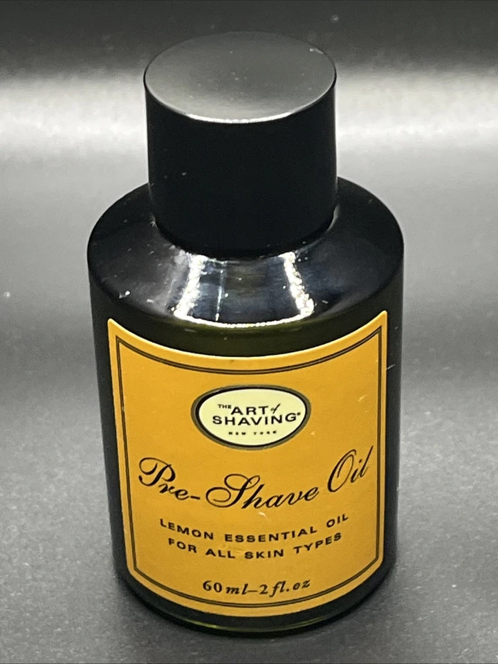 The Art of Shaving 剃须前油 – 柠檬精油 – 2 液量盎司 (60 毫升) — 第 1/3 张图片