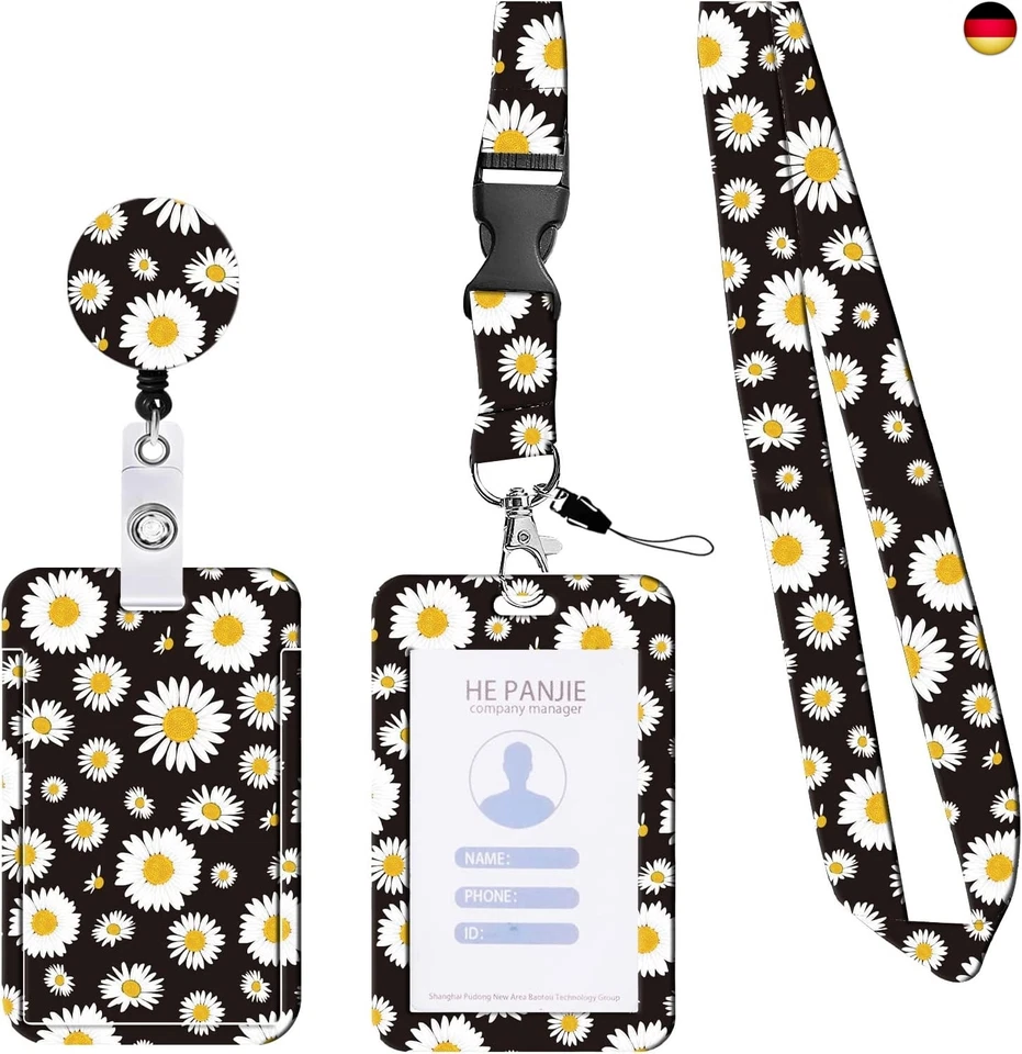 DINGFENG 1 Stück Busfahrkarten Hülle Schüler, Kartenhalter, SchlüsselBänder Kart