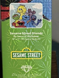 Kit pittura diamante Diamond Art Club 16" x 13" Sesame Street Friends - Foto 1 di 4