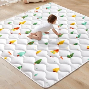 Odorless Premium Foam 50"L x 50"W x 0.8"Th, A- Forest Party - Picture 1 of 9