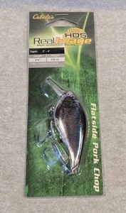 Cabela’s HDS Pork Chop Crankbait 2-3/4" Chrome Shiner Discontinued - Picture 1 of 2