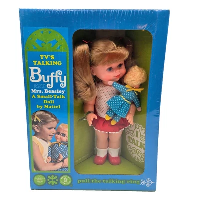 Mattel Talking Buffy And Mrs. Beasley 1967 nuevo en caja original funciona sellado leer Foto 1 de 4