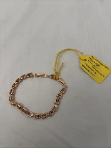 Swarovski 18k Gold Plated Multi Coloured Tennis Bracelet - Picture 1 of 7