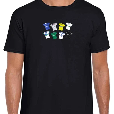 Tranmere Rovers Retro Kits Black T-Shirt Adult tshirt Great Fans Gift - Image 1 of 3