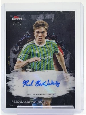 REED BAKER-WHITING 2024 TOPPS FINEST MLS AUTOGRAPH BLACK AUTO /10 Q0902 - Image 1 of 2