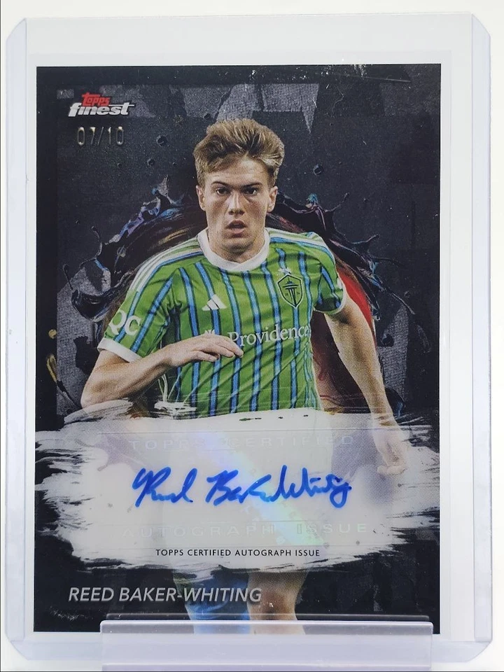 REED BAKER-WHITING 2024 TOPPS FINEST MLS AUTOGRAPH BLACK AUTO /10 Q0902 - Image 1 of 2