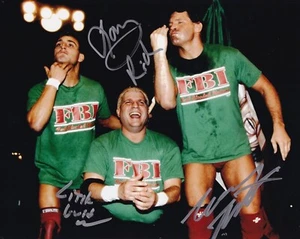 Tracy Smothers Tommy Rich Little Guido Signed 8x10 ECW Pro Wrestling Photo FBI - Picture 1 of 5
