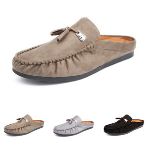 Mens Gommino Moccasins Slippers Loafers Shoes Slip on Flats Non-slip Comfy Youth