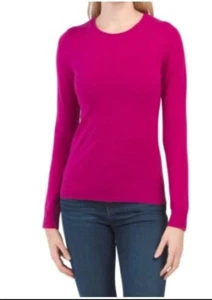 NWOT Tahari Pullover Berry Sweater Size Small Cashmere Women’s - Picture 1 of 4