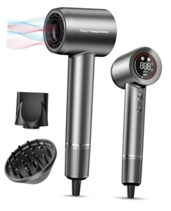 Hair Dryer - Negative Ionic Blow Dryer with 150000 RPM High Speed Dark Gray - Picture 1 of 7