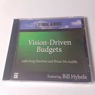 New BILL HYBELS Willow Creek Church VISION DRIVEN BUDGETS CD God Jesus Audio  Foto 1 de 4