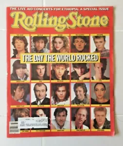 Rolling Stone Magazine # 454 August 15, 1985, Live Aid Concert For Ethiopia - Imagen 1 de 9