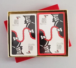 Teepak Sausage Casing Advertising Playing Cards 2 Decks NOS Sealed w/Box - Picture 1 of 8