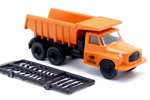 SES Modelltec 15500006 - Tatra T148 Mulden Kipper orange Autobahnbau LKW 1:87 H0 - Imagen 1 de 3