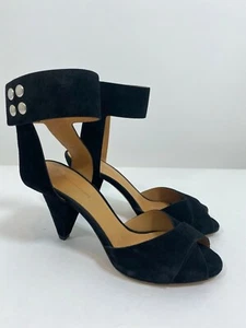 Isabel Marant Etoile Meegan Suede Sandals in Black Size 38 - Picture 1 of 11