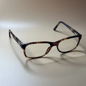 Versace Honey Tartoise Occhiali Rettangolari Lucite MOD 3173 954 54-17-140 Usati - Foto 1 di 11