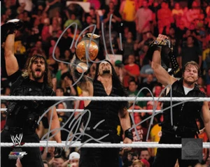 *EL ESCUDO*SETH ROLLINS*REINOS ROMANOS*AMBROSE DEAN*FIRMADO*AUTOGRAFIADO*FOTO*CERTIFICADO*CERTIFICADO DE AUTENTICIDAD* - Imagen 1 de 1
