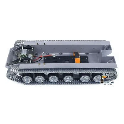 Metal Chassis W/ Gearbox for Heng Long 1/16 RC Tank Merkava IV 3958 Model Parts - Image 1 of 4