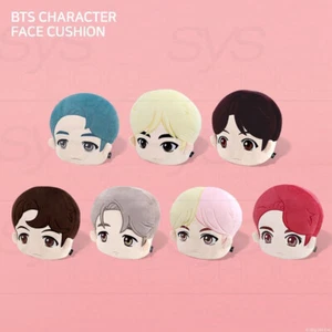 BTS Official Authentic Goods CHARACTER Face Cushion + Tracking Number - Picture 1 of 16
