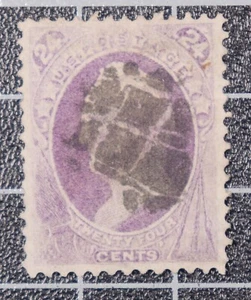 Scott 153 - 24 Cents Scott - Used - Nice Stamp - SCV - $225.00 - Picture 1 of 2