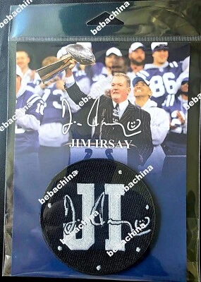 Jim Irsay Patch Memorial Patch Colts Indianapolis Football Jersey Patch JI Patch - Image 1 of 2