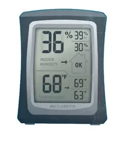 AcuRite 00325 Indoor Thermometer-Hygrometer- Humidity Gauge New Open Box - Picture 1 of 6