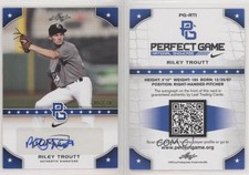 2015 Leaf Perfect Game National Showcase Blue /30 Riley Troutt #PG-RT1 Auto