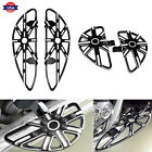 Cnc Cut Driver Passenger Floorboards Footpegs Fit For Touring Softail Dyna Glide
